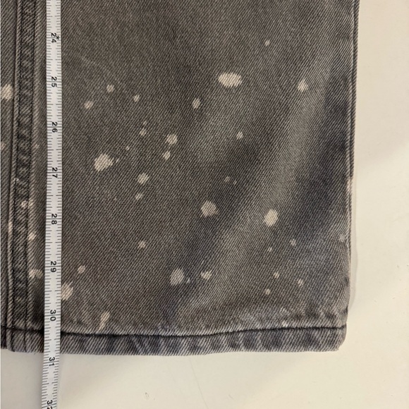 Levis Low Pro‎ Straight Gray Splatter Detail Denim Jeans Size 26 NEW - Picture 8 of 11